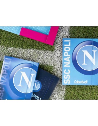 CARTELLA A4 D.1cm CON ELASTICO COLOURBOOK SSC NAPOLI